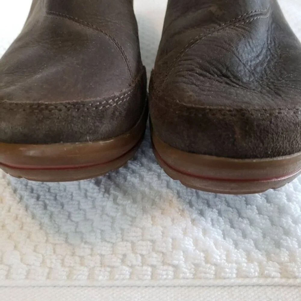 Teva Haley Brown Leather Loafers Womens Shoes Size‎ 8 Pre-Owned